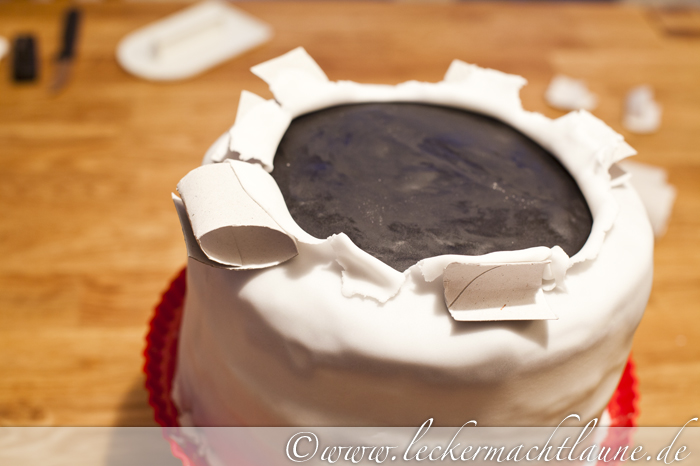 130103_feuerpfeiltorte_10 Ombre Torte – Making of