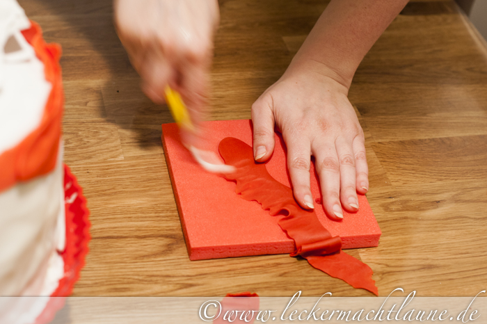 130103_feuerpfeiltorte_13 Ombre Torte – Making of