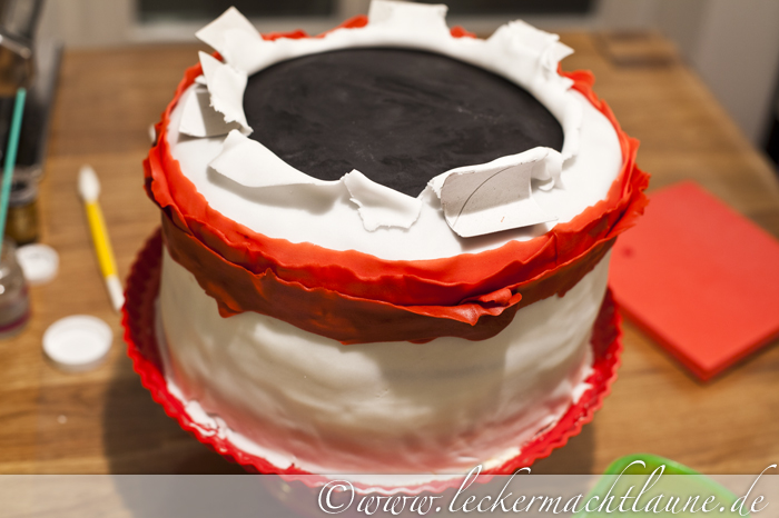 130103_feuerpfeiltorte_14 Ombre Torte – Making of