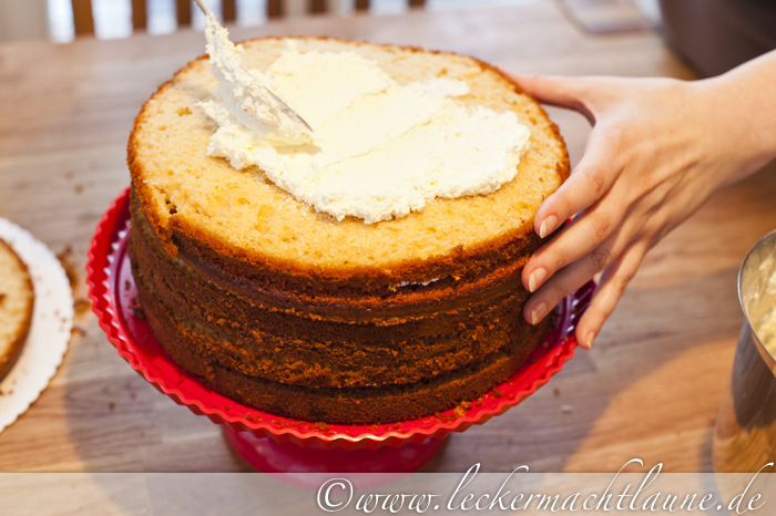 130103_feuerpfeiltorte_6 Ombre Torte – Making of