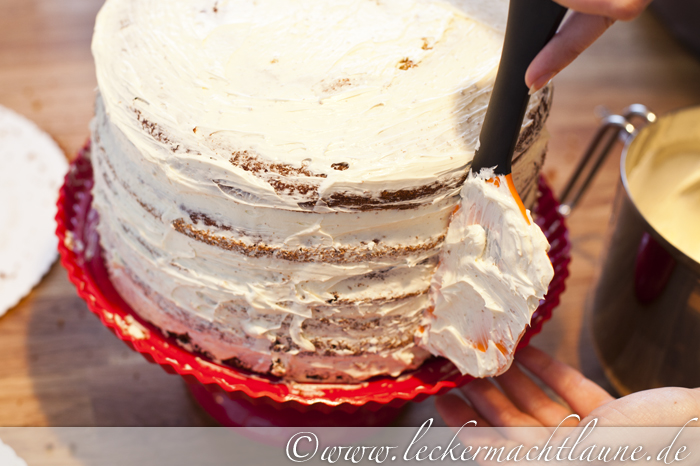 130103_feuerpfeiltorte_8 Ombre Torte – Making of