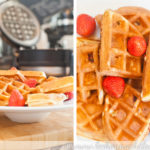 Erdbeer-Buttermilch-Waffeln