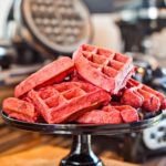 Rote Beete-Speck-Waffeln