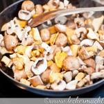 Kartoffel-Pilz-Salat mit Walnüssen