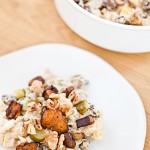 Kartoffel-Pilz-Salat mit Walnüssen