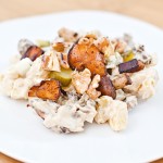 Kartoffel-Pilz-Salat mit Walnüssen