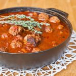Fleischbällchen in Tomatensauce {meatballs}