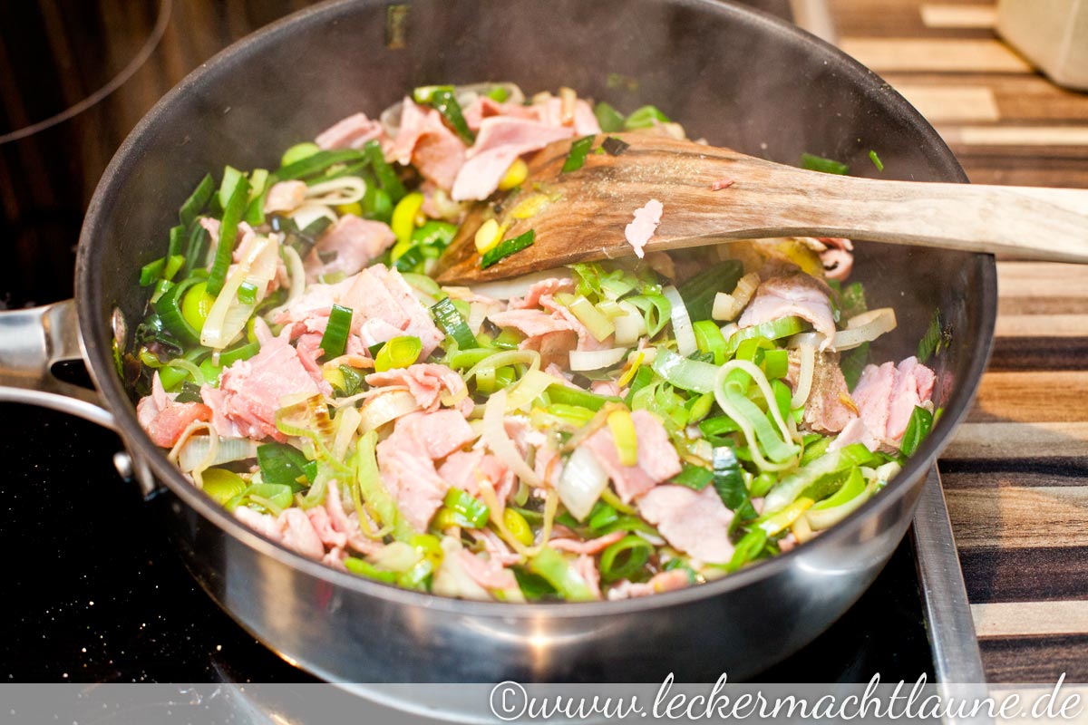 Spätzle-Omelette {frisch aus dem ofen} - lecker macht laune