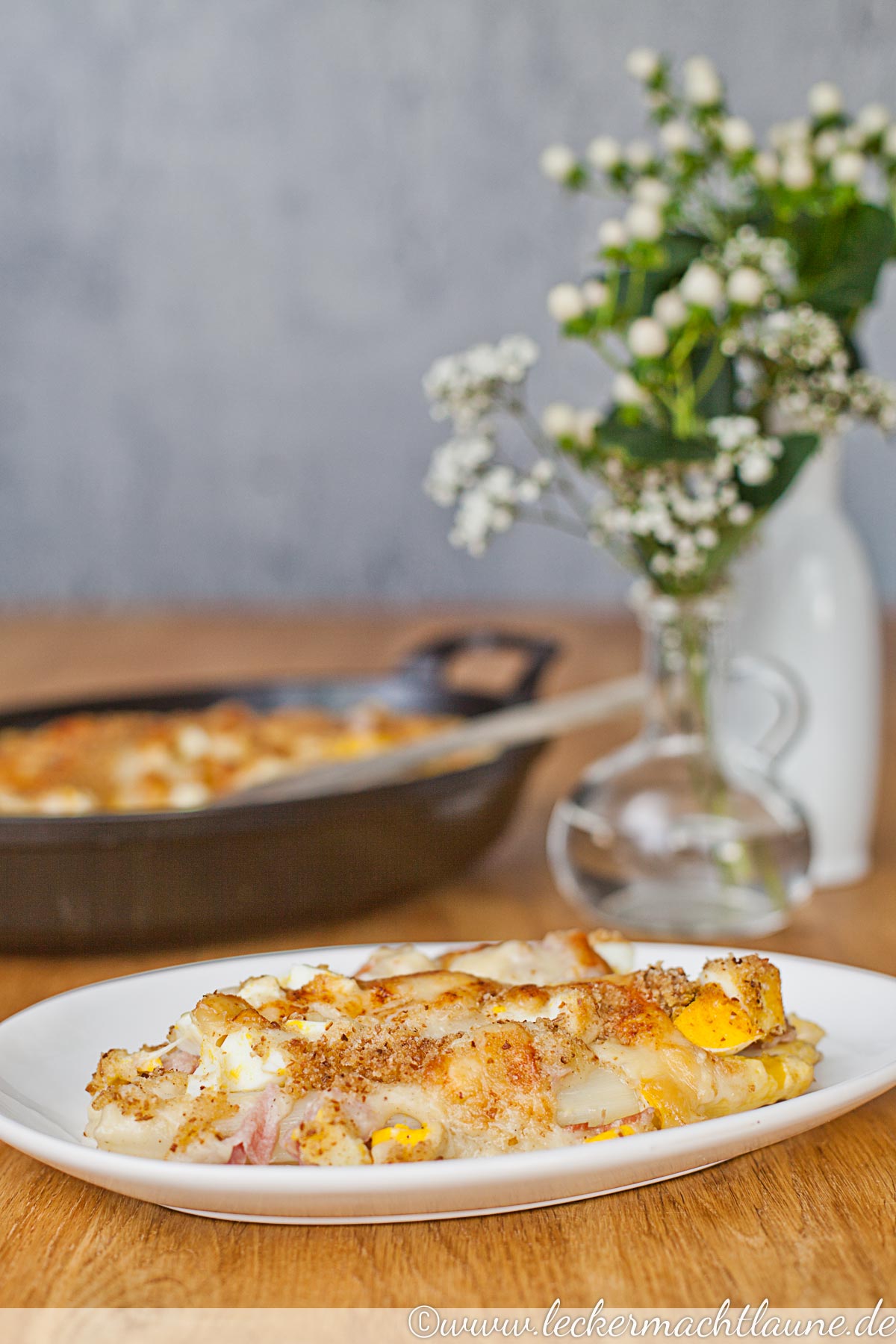 Spargelgratin