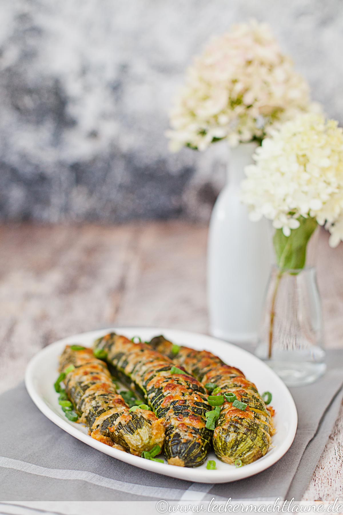 Hasselback-Zucchini
