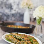 Hasselback-Zucchini {frisch aus dem ofen}
