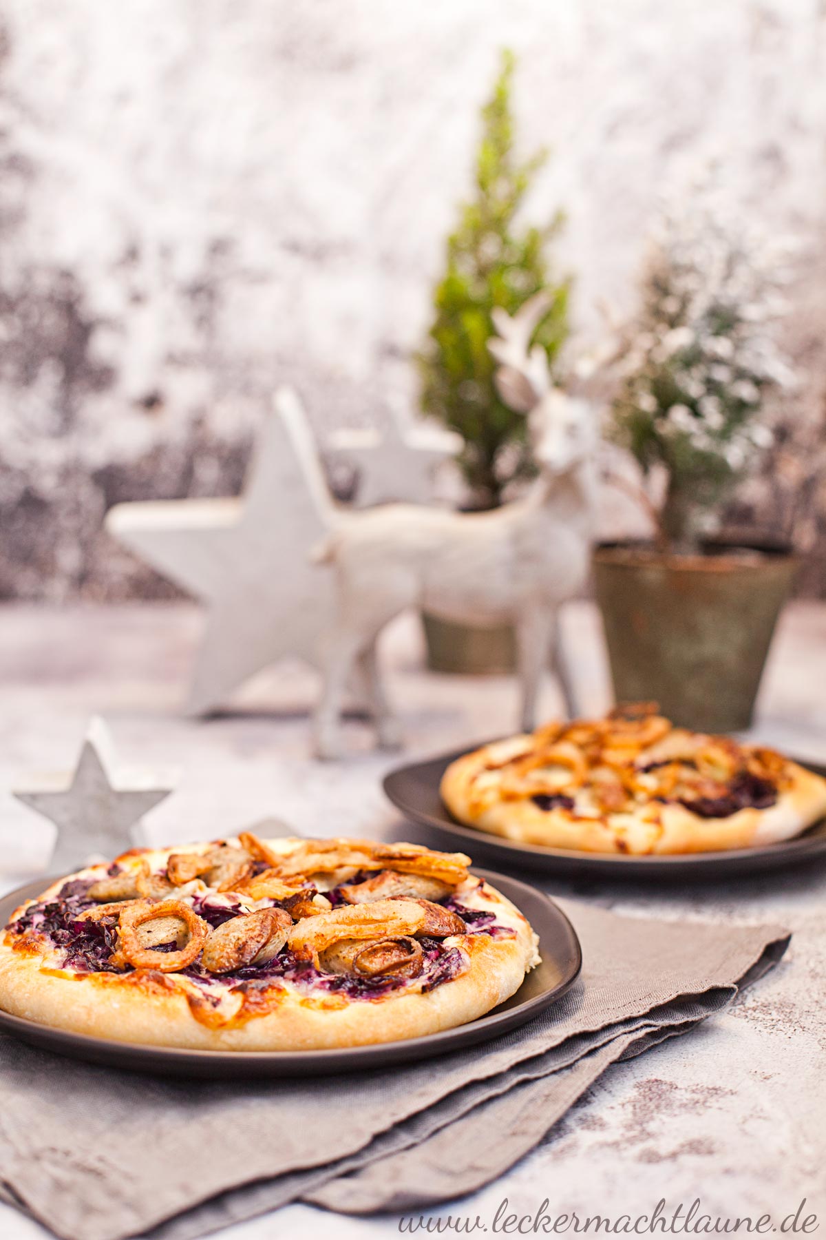 Weihnachts-Pizza