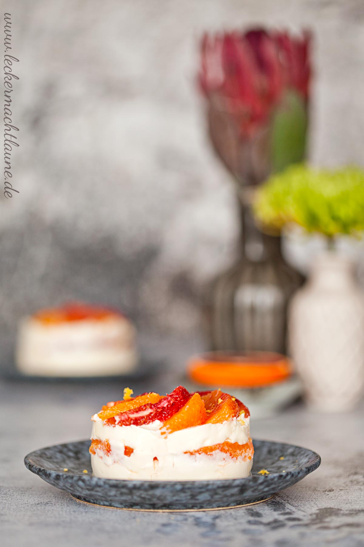 Blutorangen-Mascarpone-Dessert