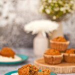 Karotten-Ingwer-Muffins {frisch aus dem Ofen}