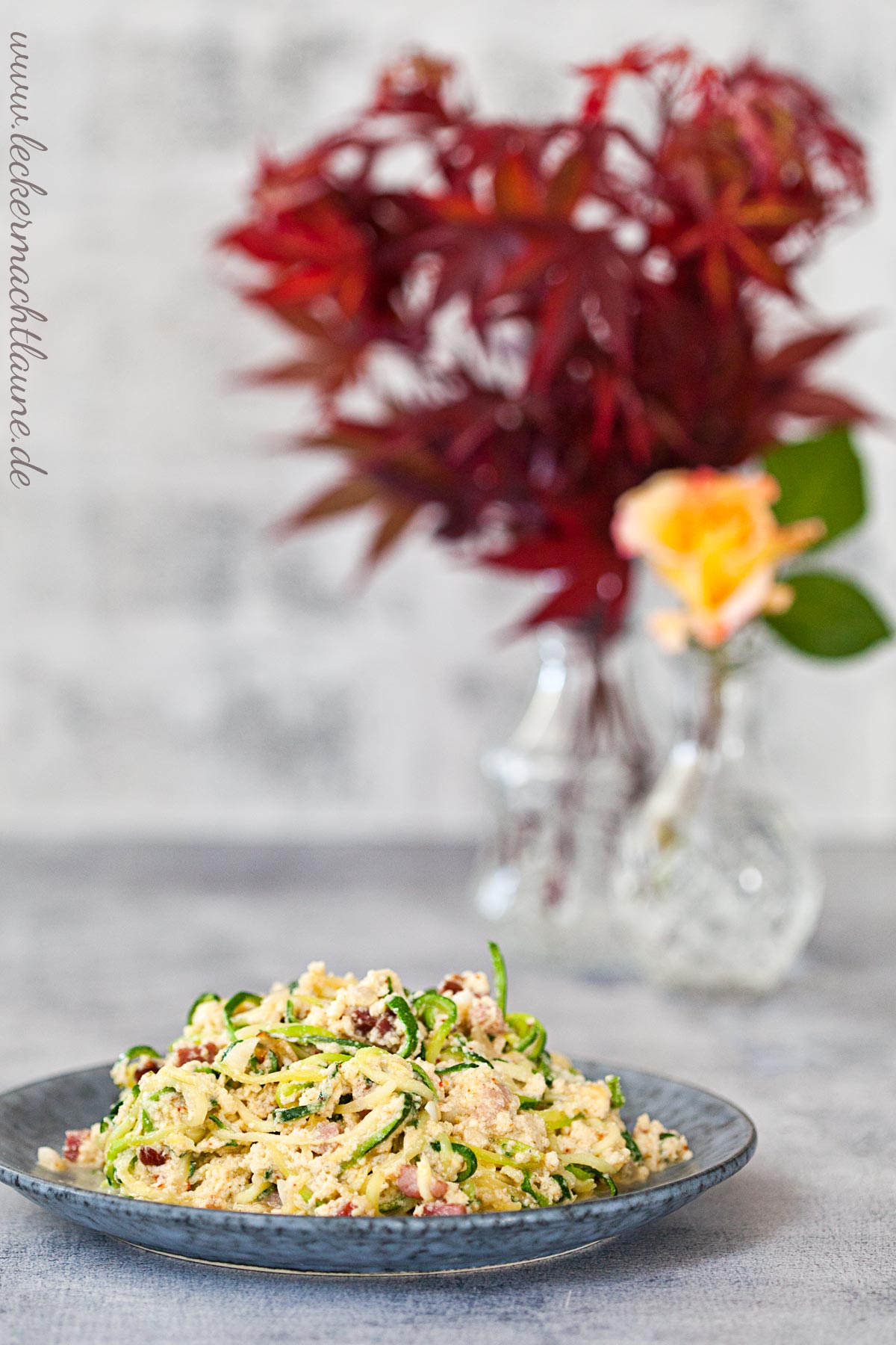 Zucchini à la Carbonara