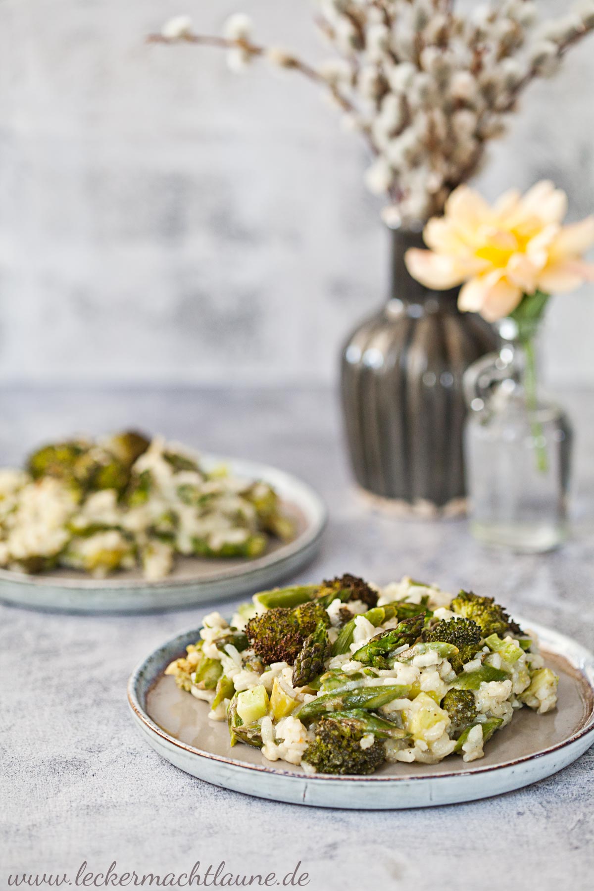 Spargel-Brokkoli-Risotto
