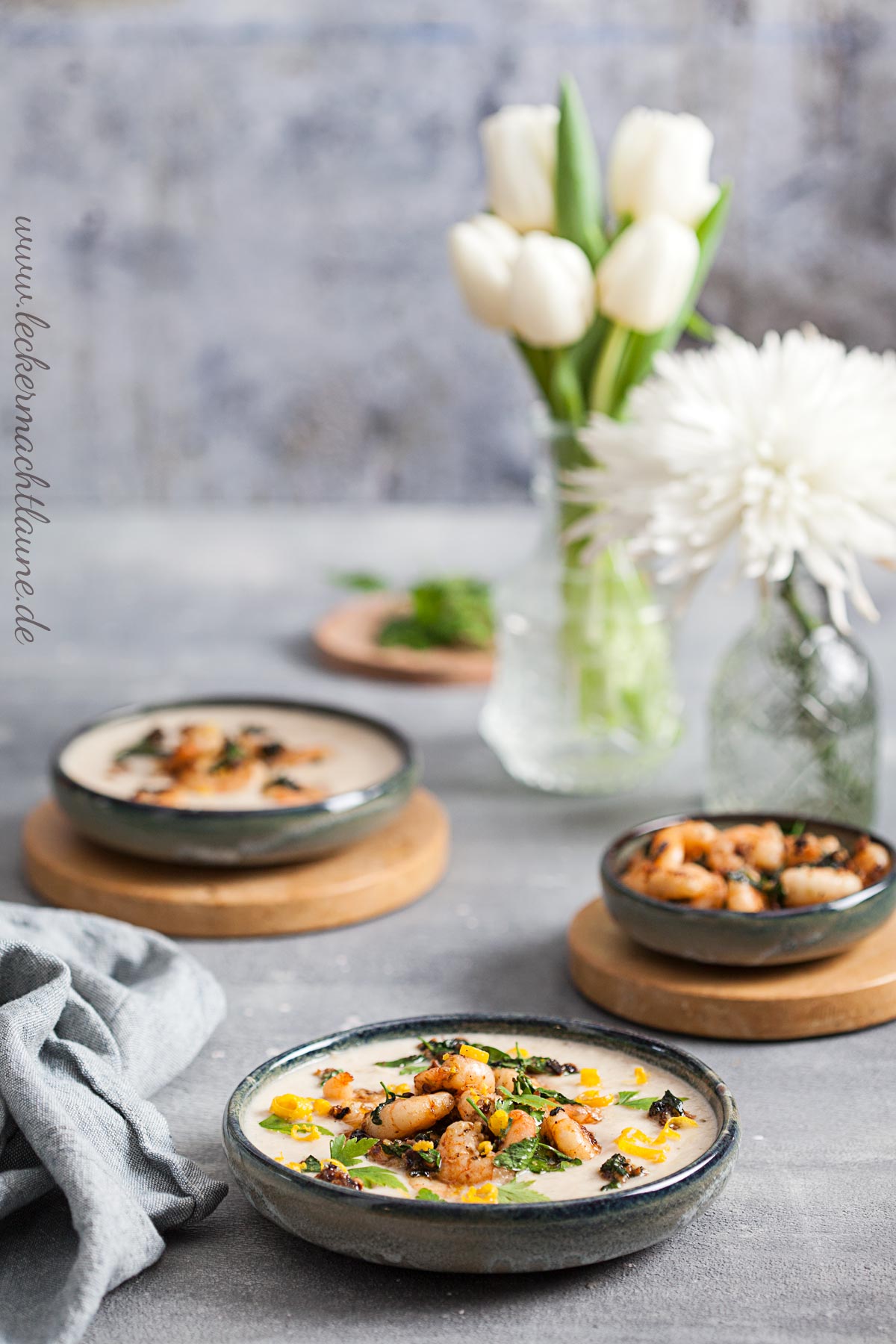Blumenkohl-Knoblauch-Suppe