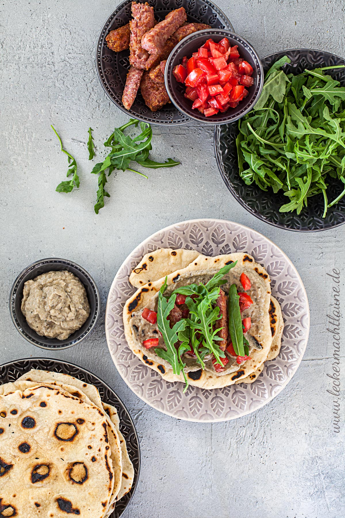 Dinkel-Tortillas