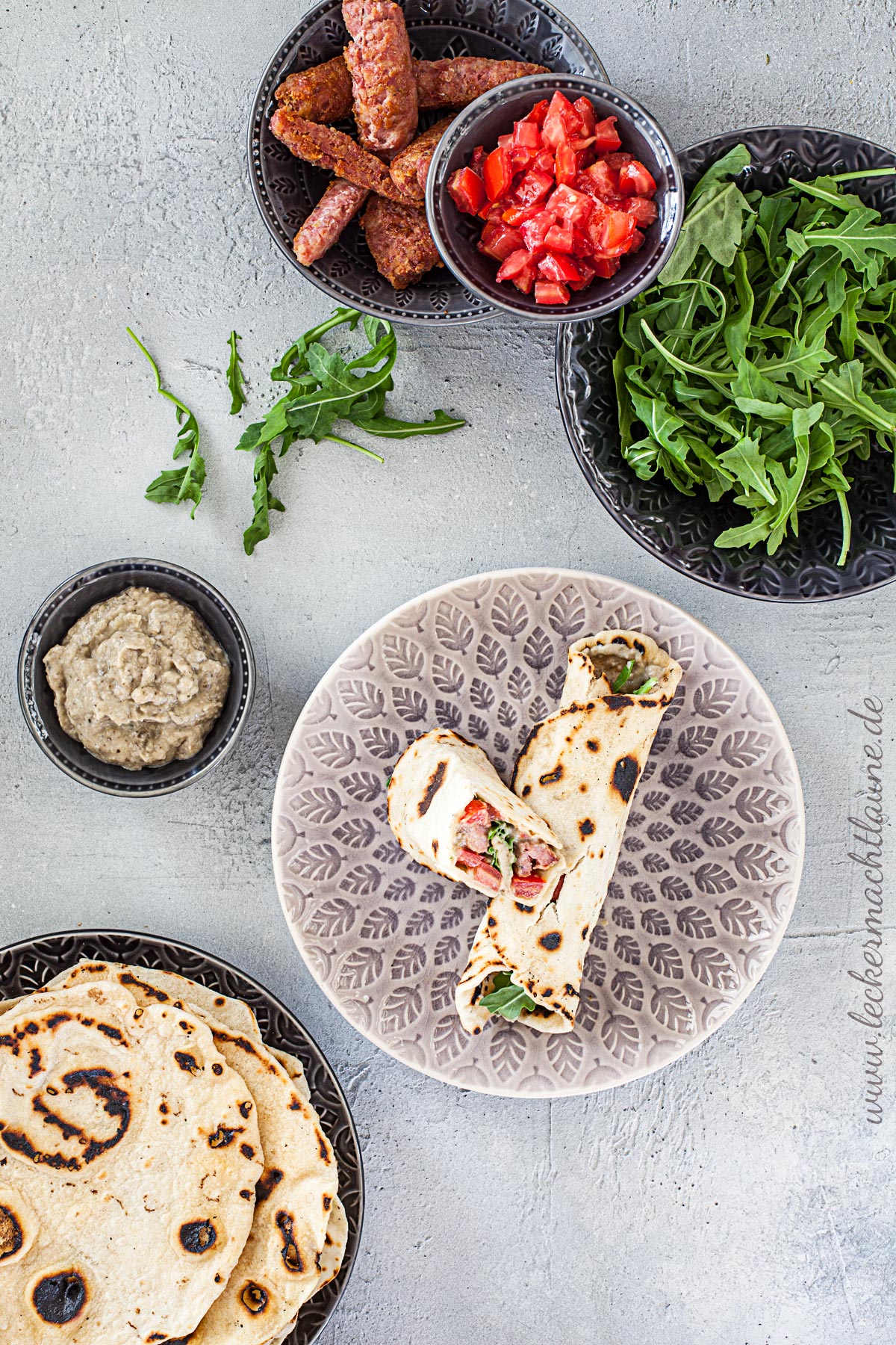 Dinkel-Tortillas