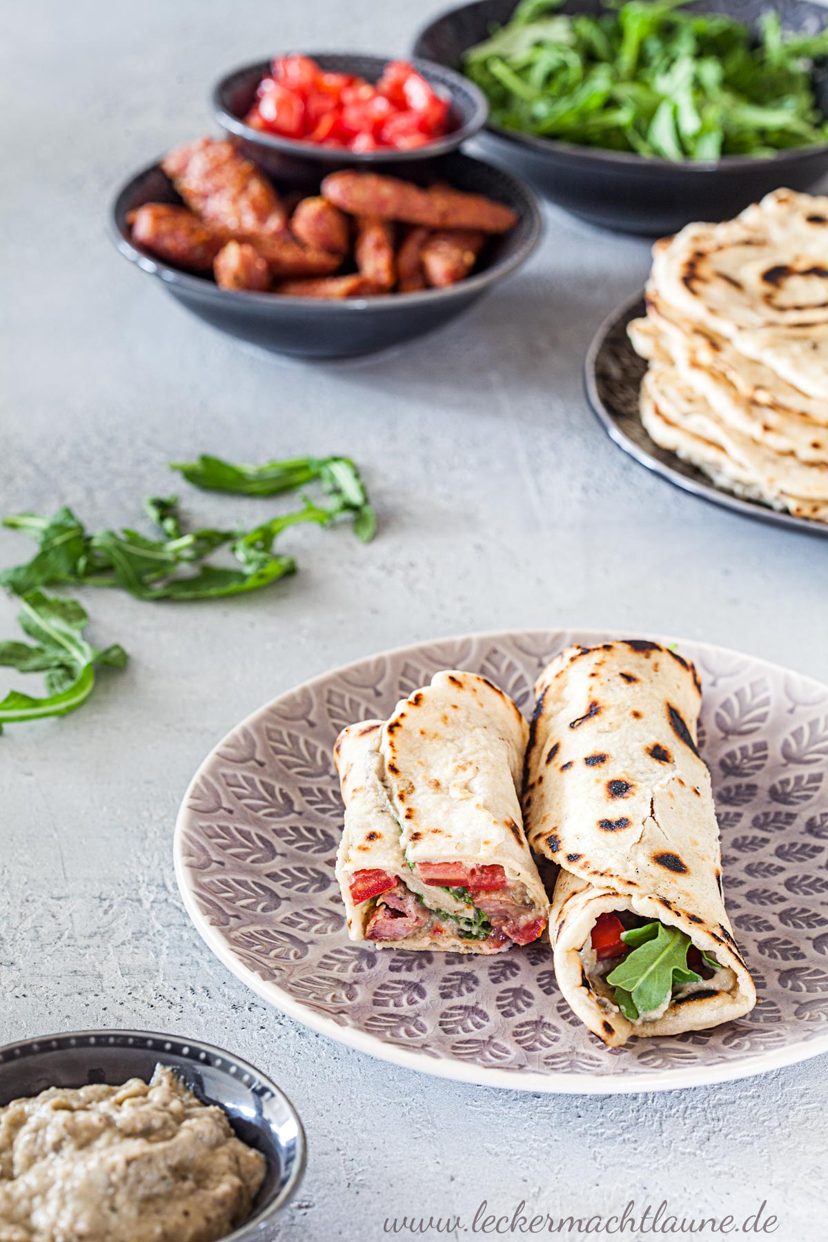 Dinkel-Tortillas