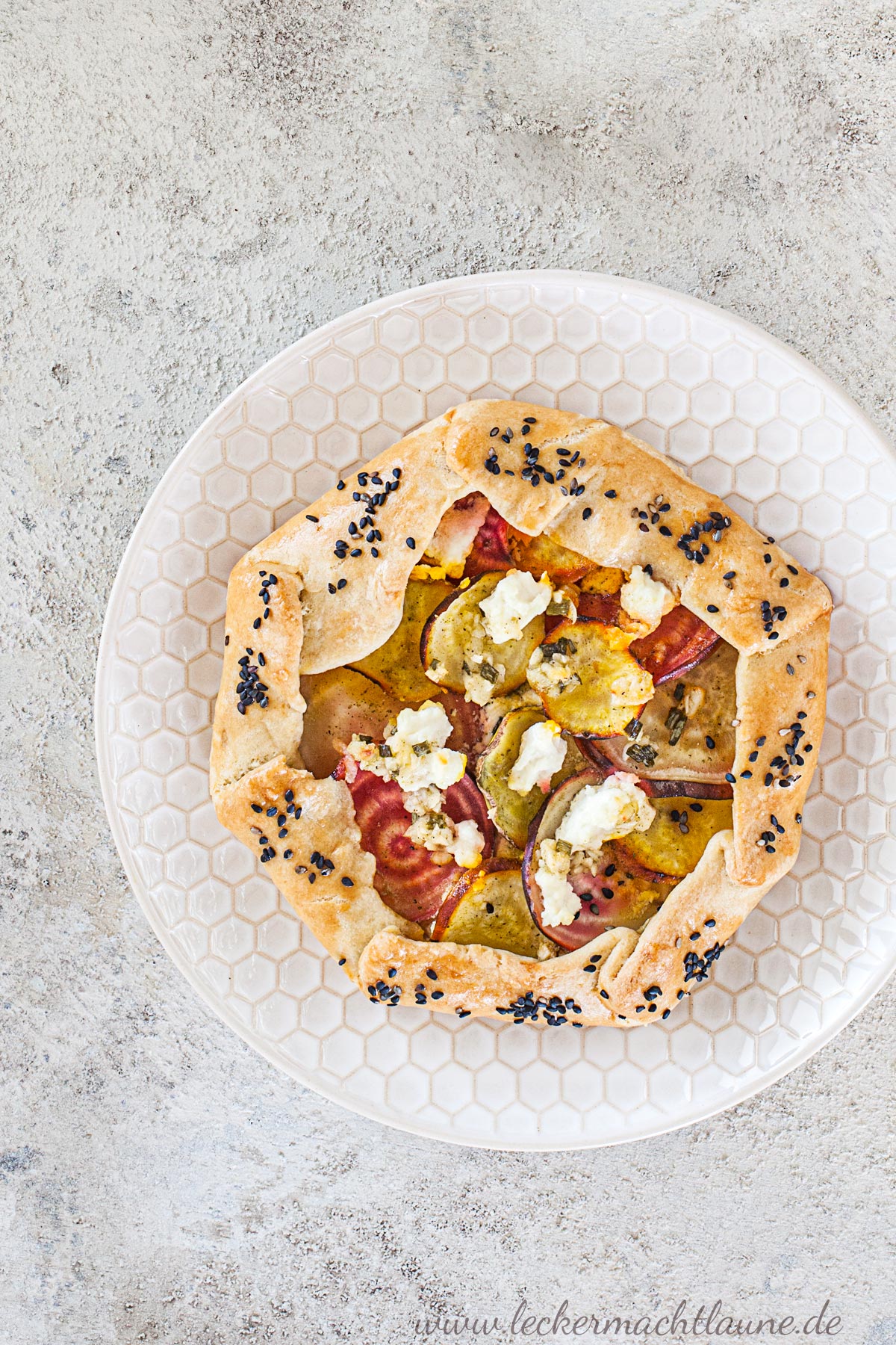 Beete-Ricotta-Galettes