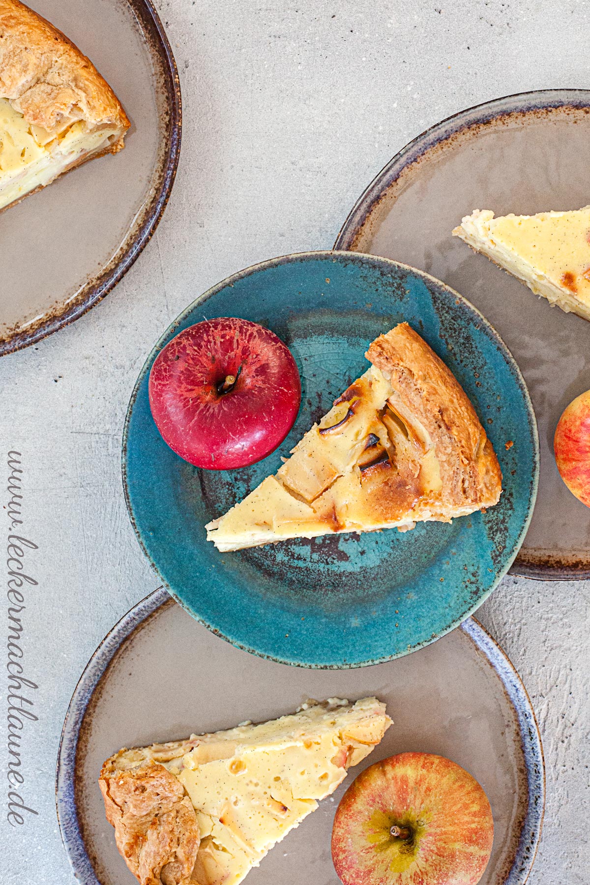 Apfel-Quark-Kuchen