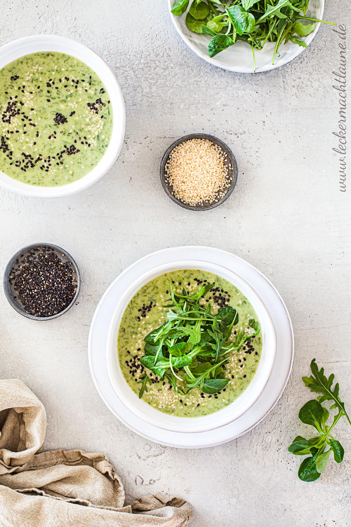 Rucola-Feldsalat-Süppchen 