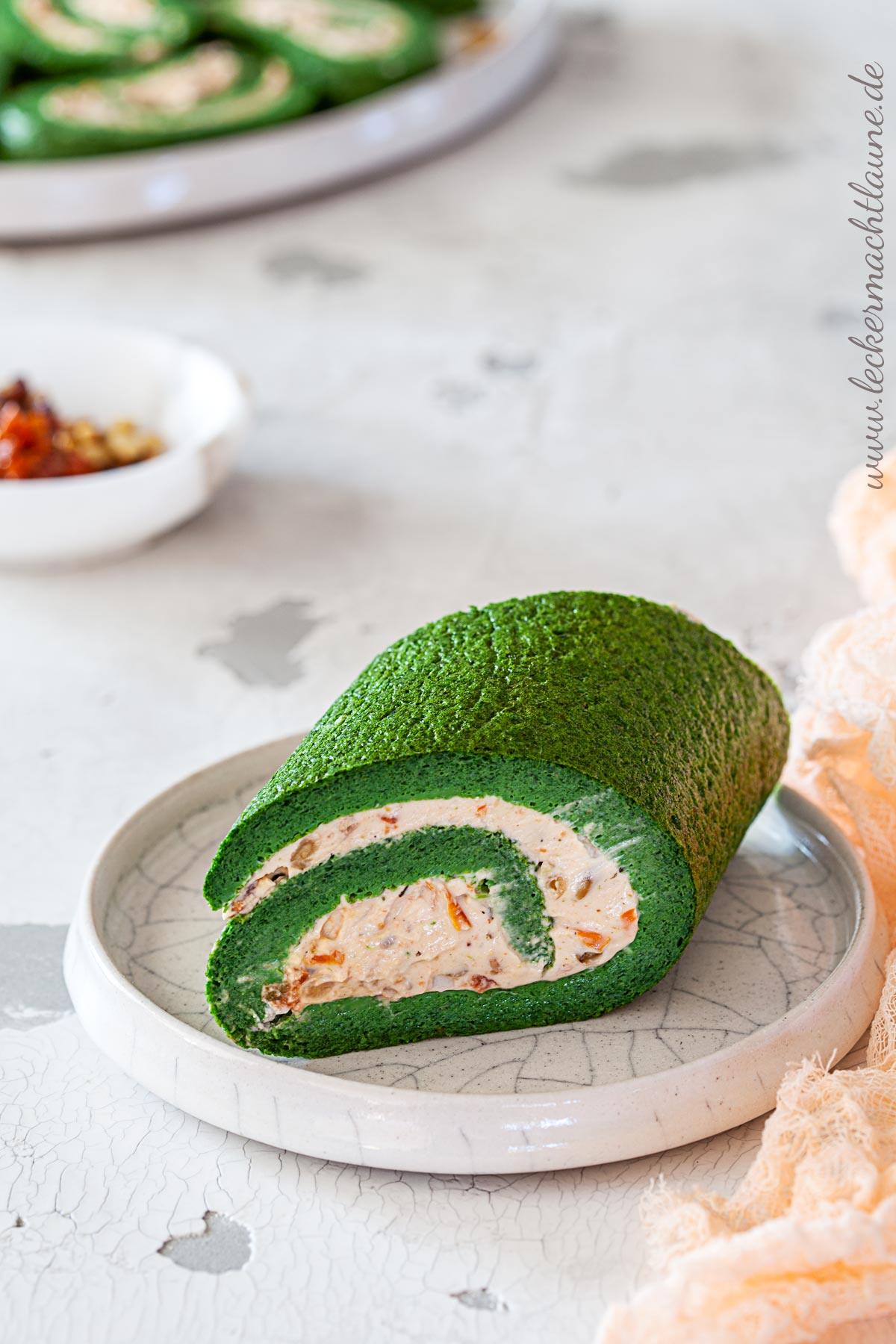 Spinat-Frittata-Rolle