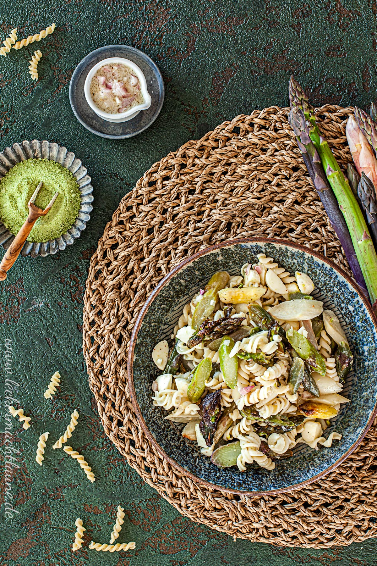 Nudelsalat mit Spargel