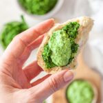 Grünes Pesto {bärlauch – rucola – petersilie}