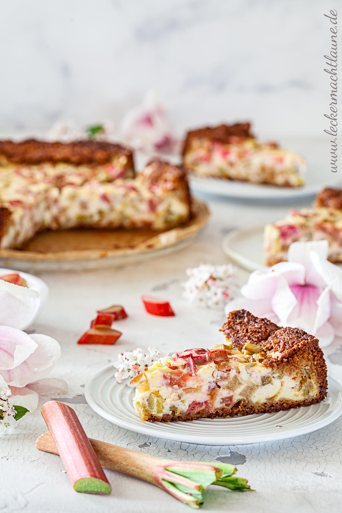 Rhabarber-Quark-Kuchen
