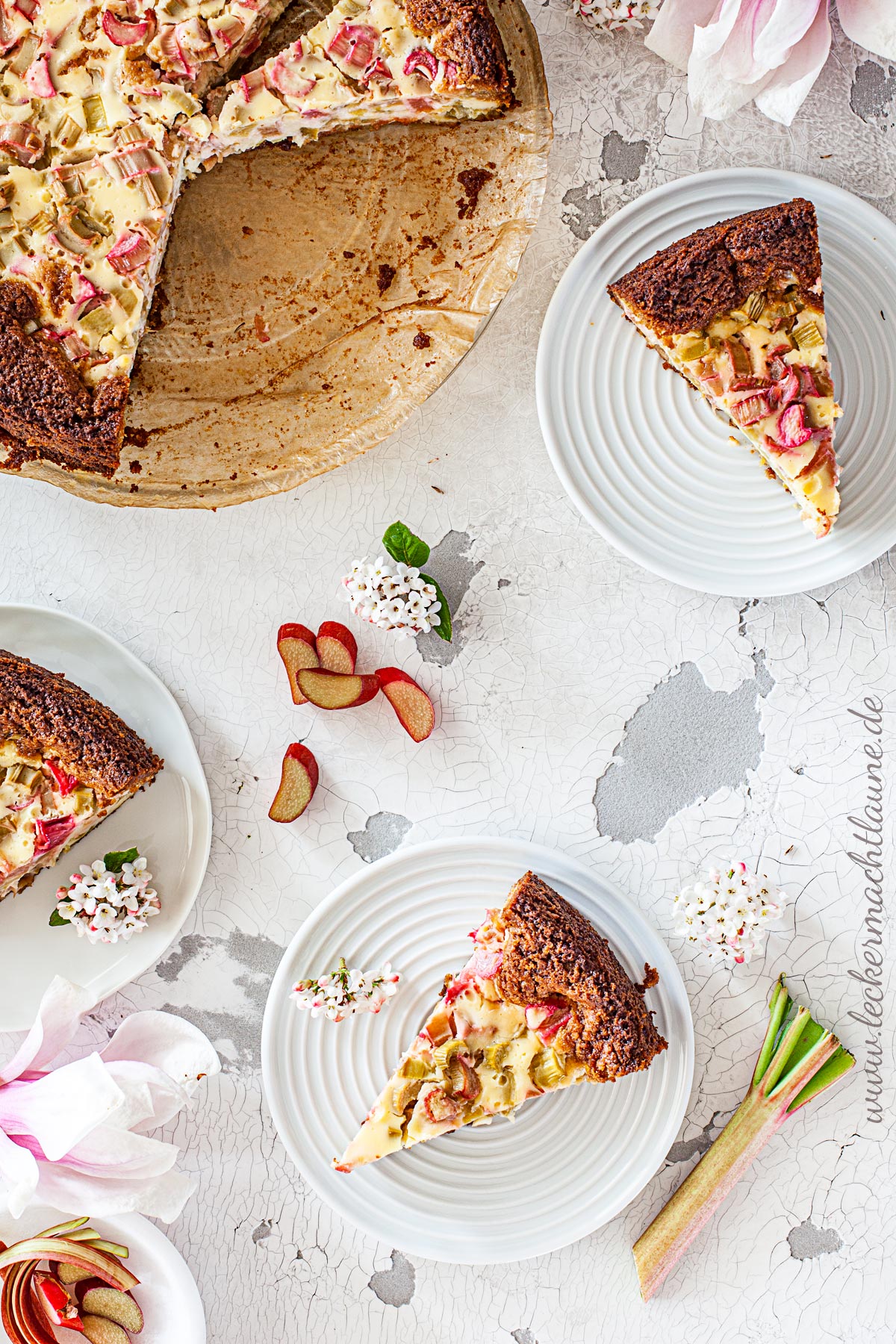 Rhabarber-Quark-Kuchen