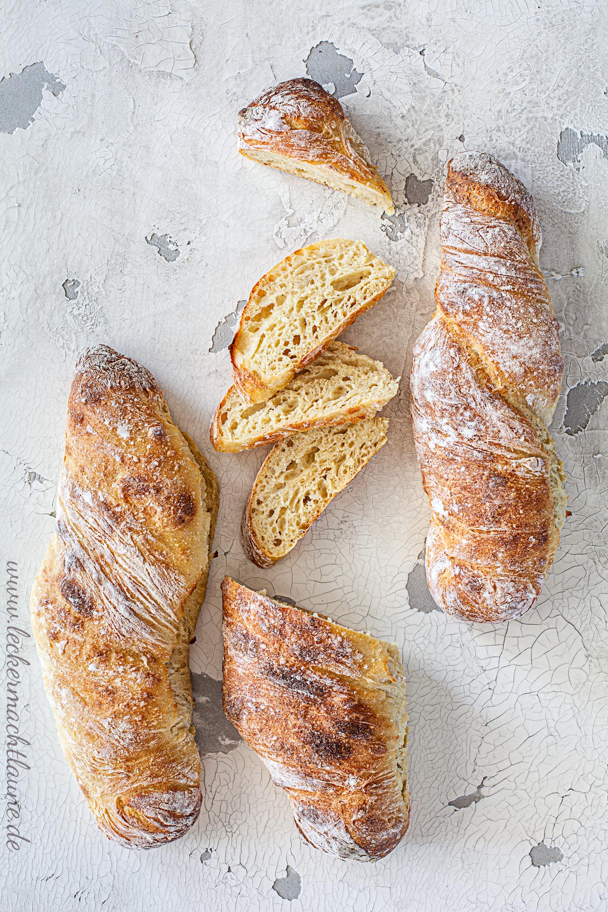 Kartoffel-Dinkel-Baguettes