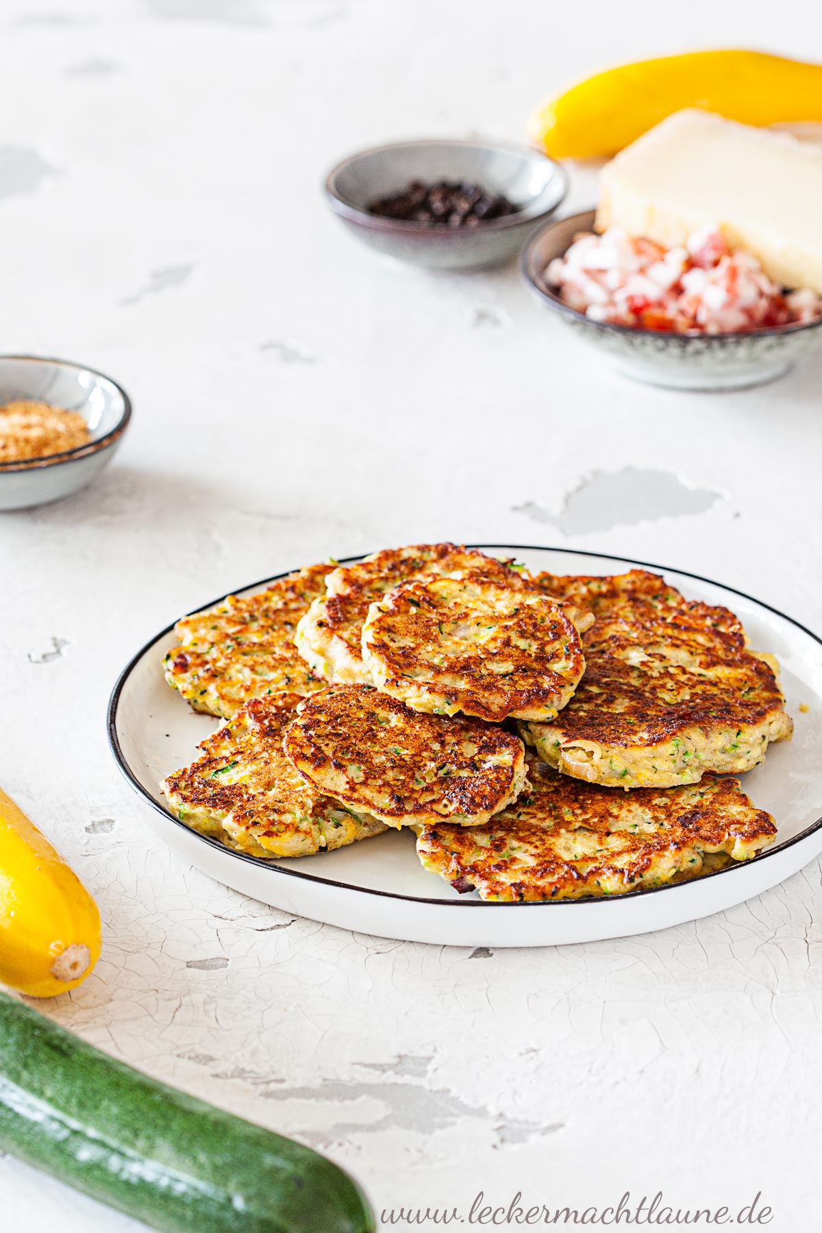 Zucchini-Ricotta-Puffer 