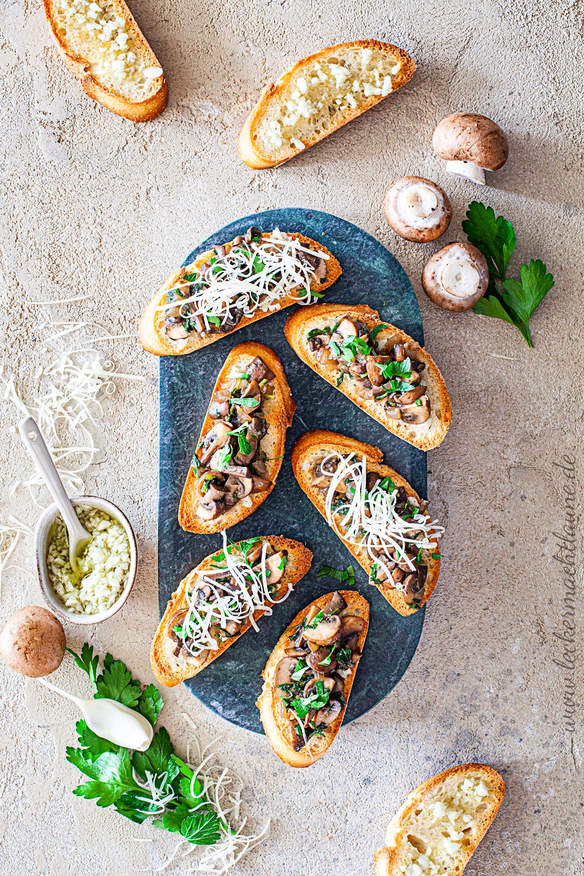 Champignon-Bruschetta