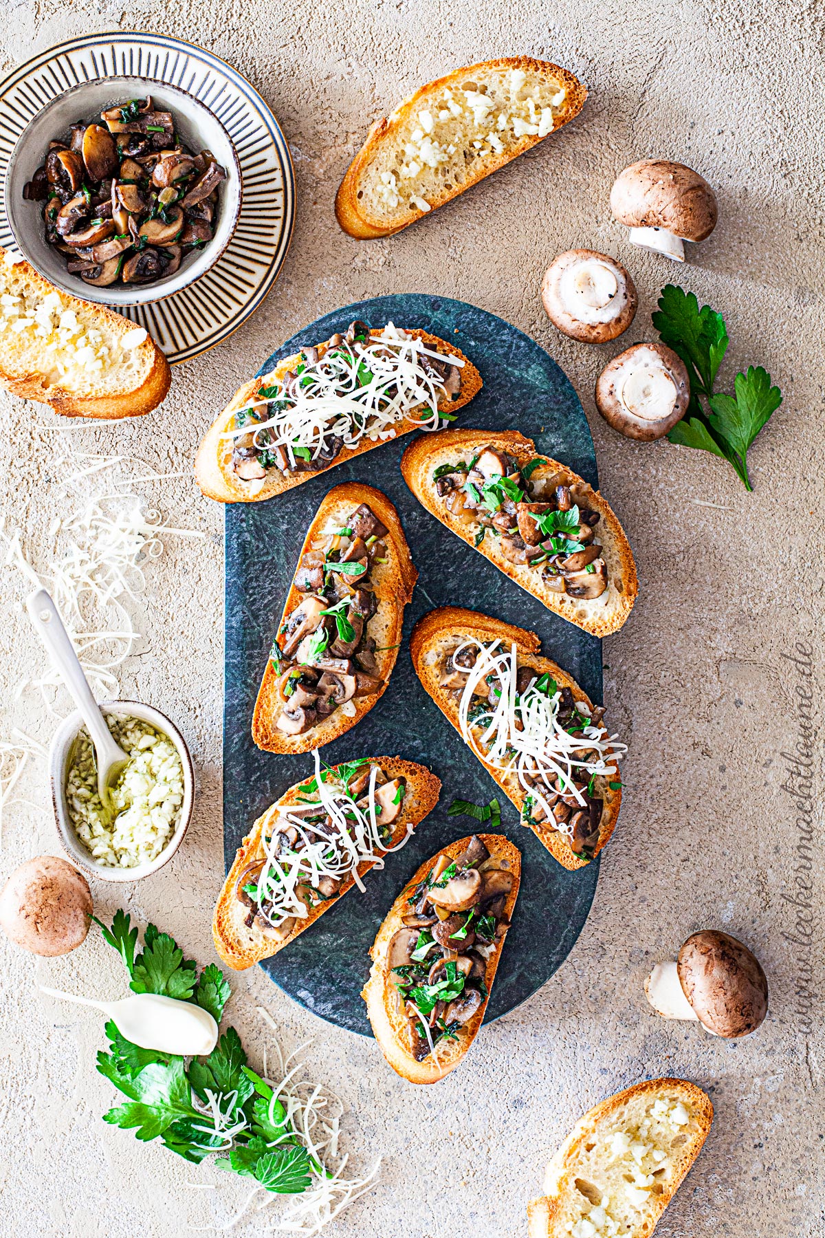 Champignon-Bruschetta