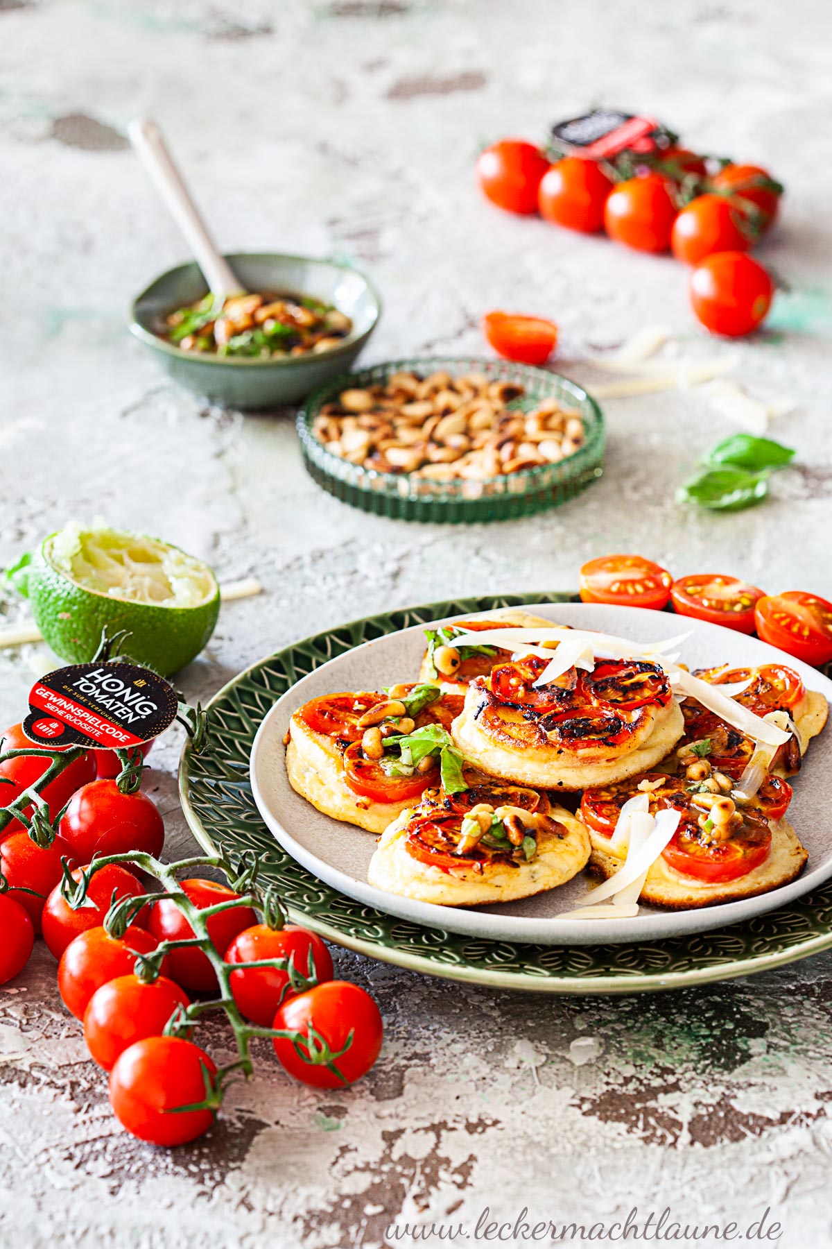 Honigtomaten-Pancakes