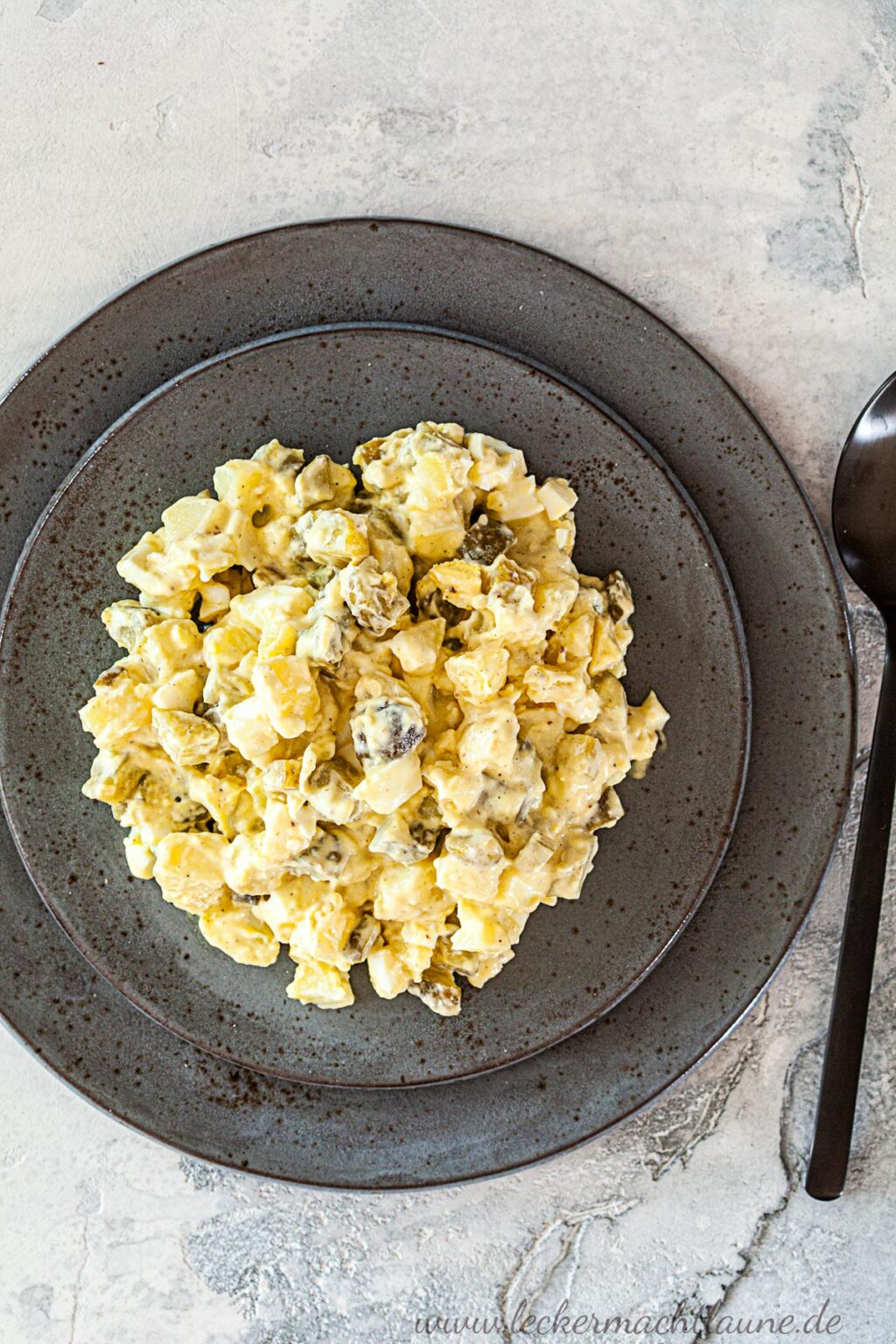 Kartoffelsalat mit Mayo {grundrezept} - lecker macht laune