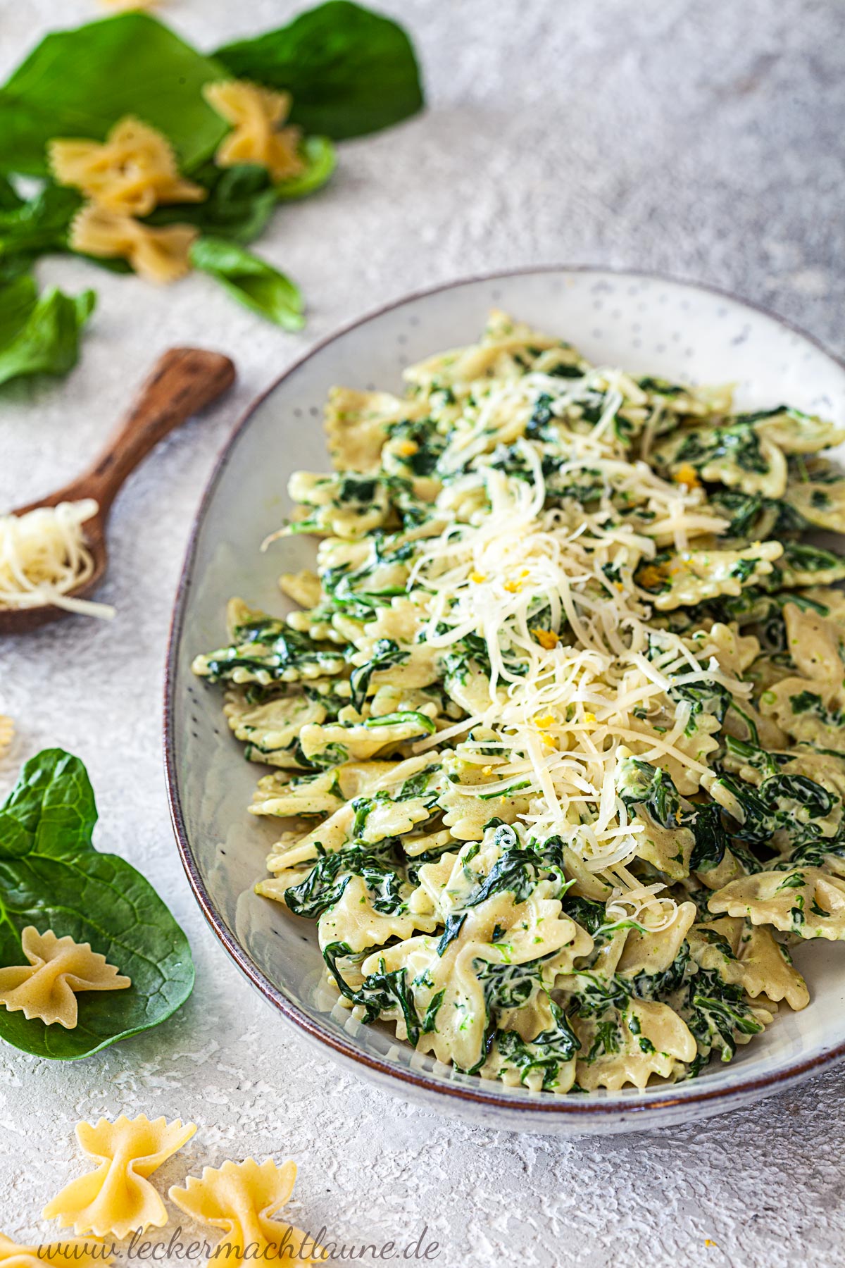 Cremige Mascarpone-Spinat-Pasta