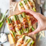 Spargel-Speck-Toasts