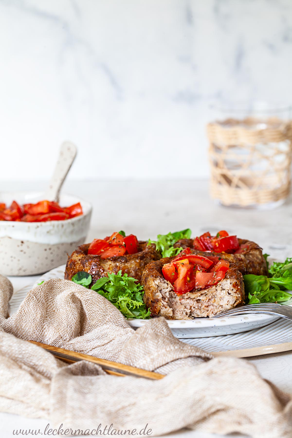 Hackfleisch-Kartoffel-Nester