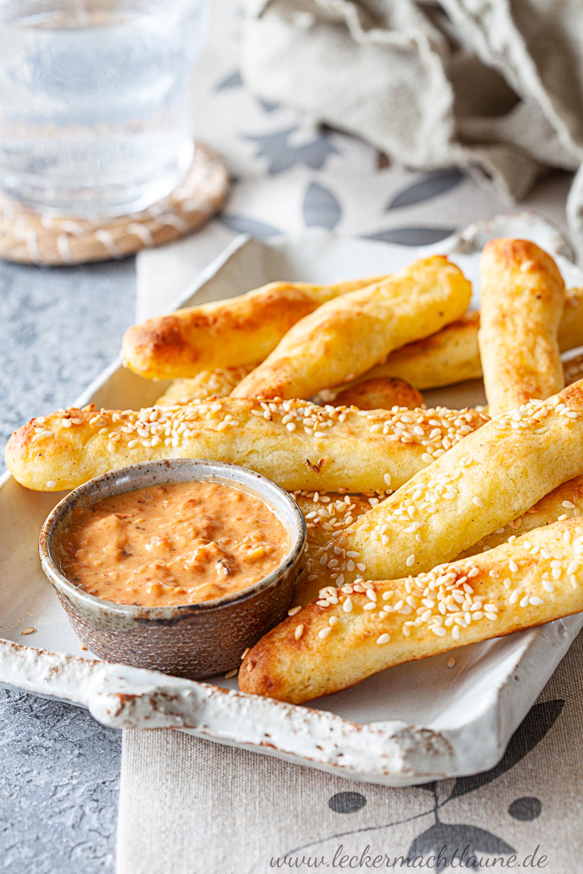 Kartoffelsticks aus Kloßteig