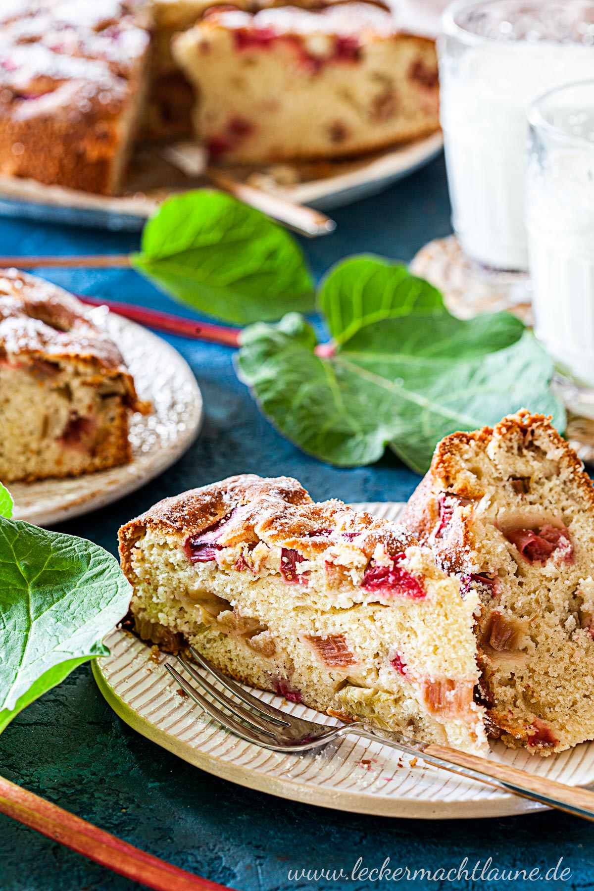 Rhabarber-Kuchen