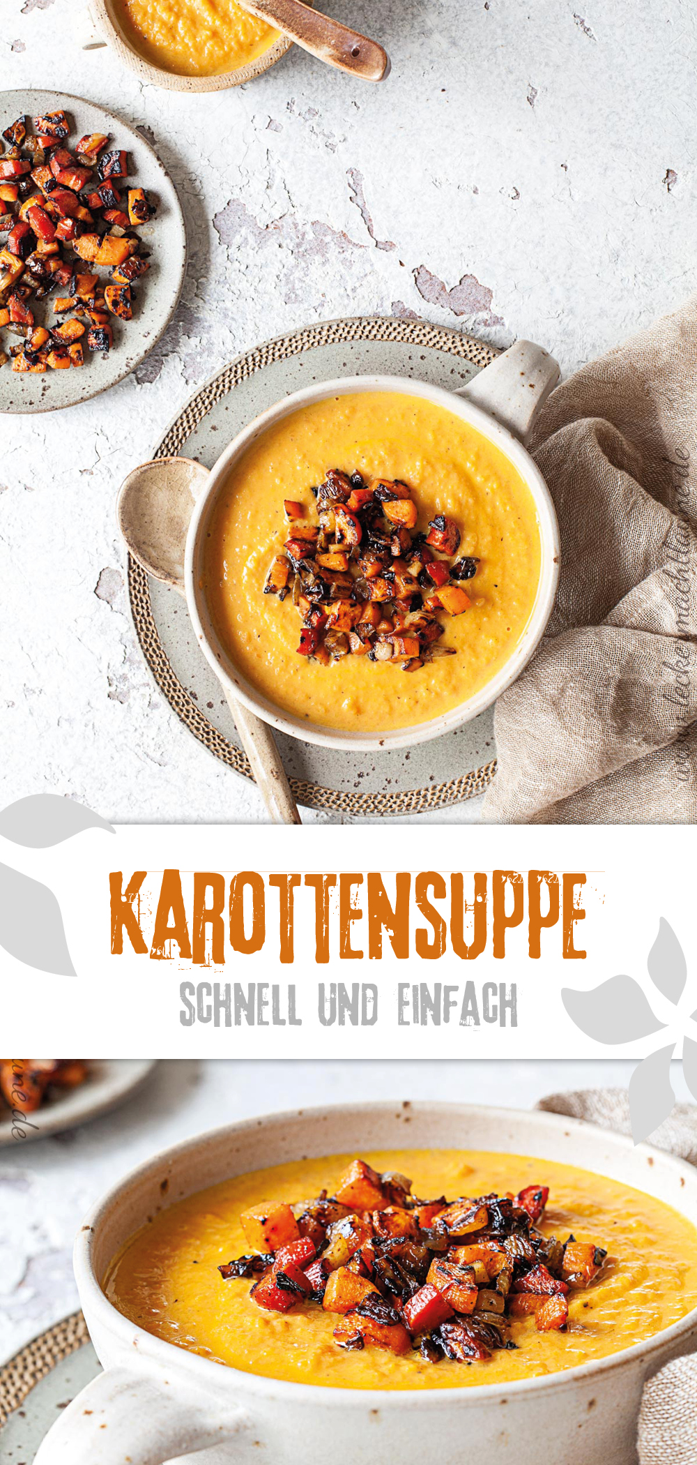Karottensuppe (schnell & einfach)