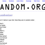 "frei von" Verlosung! - die Gewinner random1